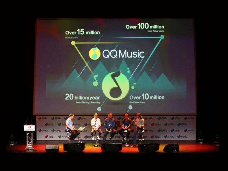 Tencent reveals QQ Music's total number of users in China at Music Matters.