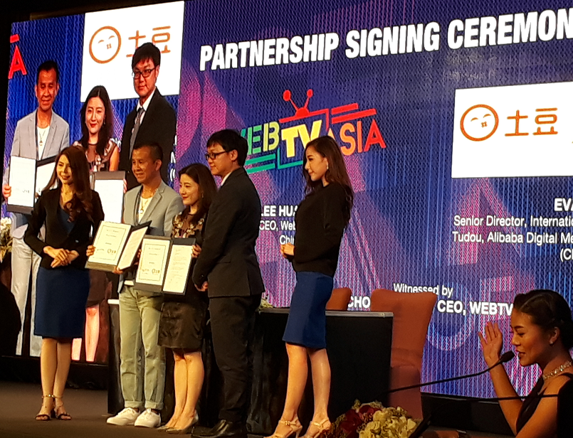 WebTVAsia signs global strategic partnership with Alibaba's Tudou