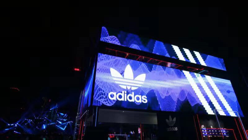 Adidas sets up booth at a local electronic music in China as a mean to get more data to interact with their consumers online.