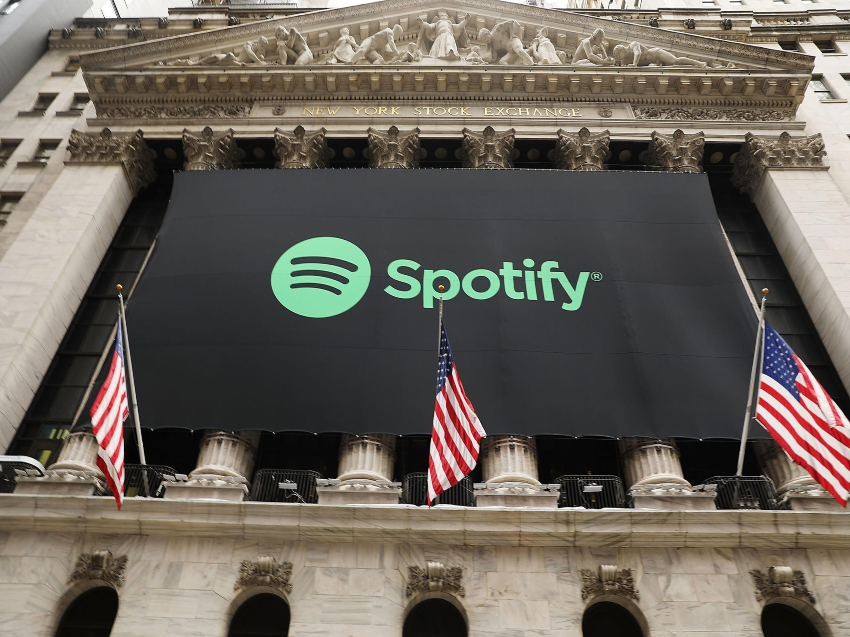 Spotify is now listed on the NYSE