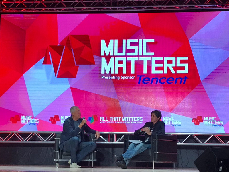 Tencent music executive talks about China's music market at Music Matters 2017.