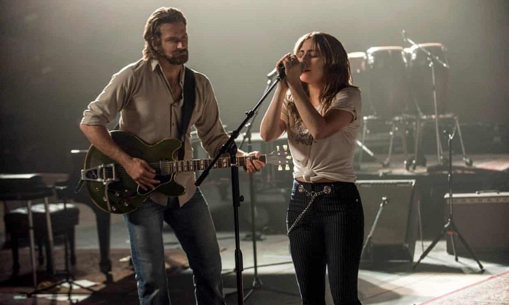 Lady Gaga wows reviewer with her stunning performance and immaculate songwriting in 'A Star Is Born'. Photograph: Allstar/Warner Bros