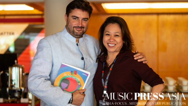 L-R: Jasper Donat, Co-founder , Branded and Monica Tong, Editor-in-Chief, Music Press Asia. Photograph: Courtesy of Music Press Asia All That Matters, 2018.