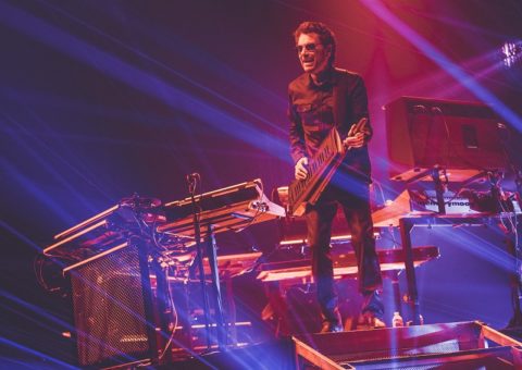 Jean-Michel Jarre during US tour US Tour ©EDDA. Photo by Erik Voake