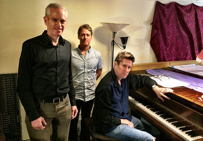 The team behind the Climate Music Project: (L-R) William Collins, Stephan Crawford, Erik Ian Walker (Photo Credit: Cy Musiker)