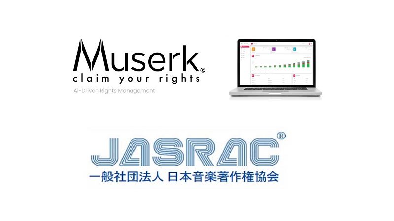Muserk and JASRAC announced partnership. Music Press Asia