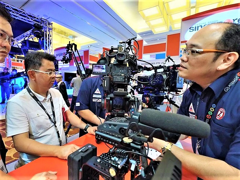 Broadcast Asia's virtual exhibitors include Amazon, Sony Electronics and Roland. Music Press Asia