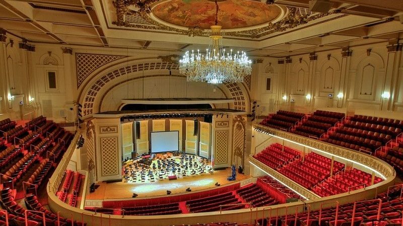 Empty spaces: Live venues are facing an uphill challenge filling up an audience. Image credit Cincinnati Kentucky's Springer Auditorium. Music Press Asia