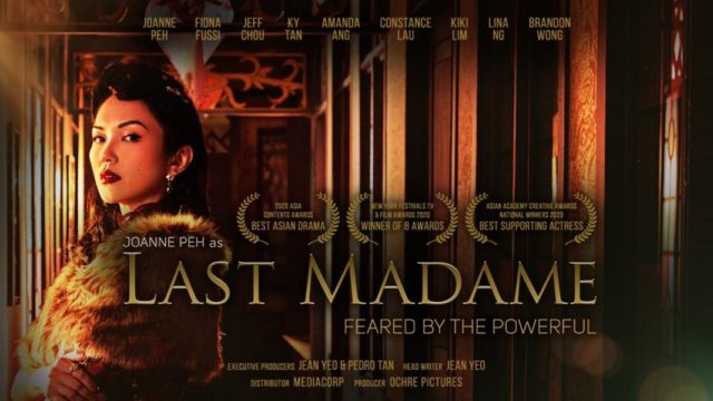 Last Madame is produced by Ochre Pictures and Mediacorp. Music Press Asia