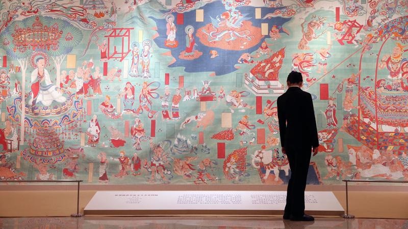 An ongoing exhibition at the National Museum of China features a selection of reproductions of Dunhuang murals by the late Zhang Daqian. Music Press Asia