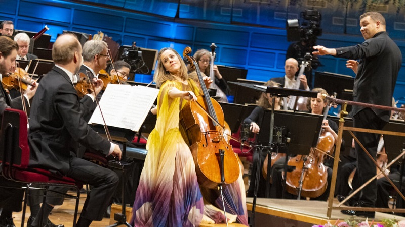 Sol Gabetta Ryan Bancroft performed at Nobel Prize Concert 2021. Music Press Asia