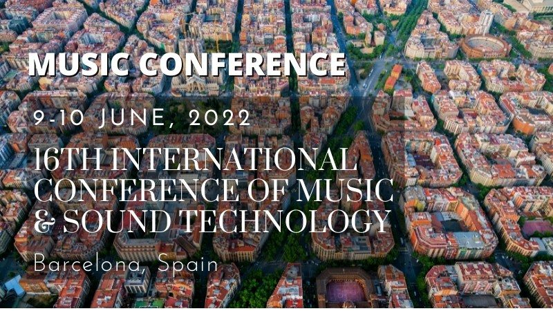 16th Music Conference ICMST 2022. 1Music Press Asia