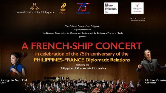 CCP Concert 75th Philippine FRANCE diplomatic relations 2022. Music Press Asia