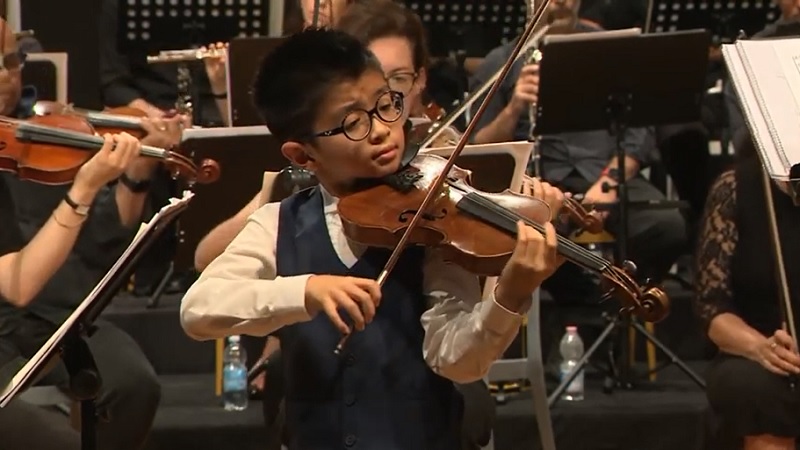 Mark Chia Piccolo Violino Magica Competition 2022. Music Press Asia