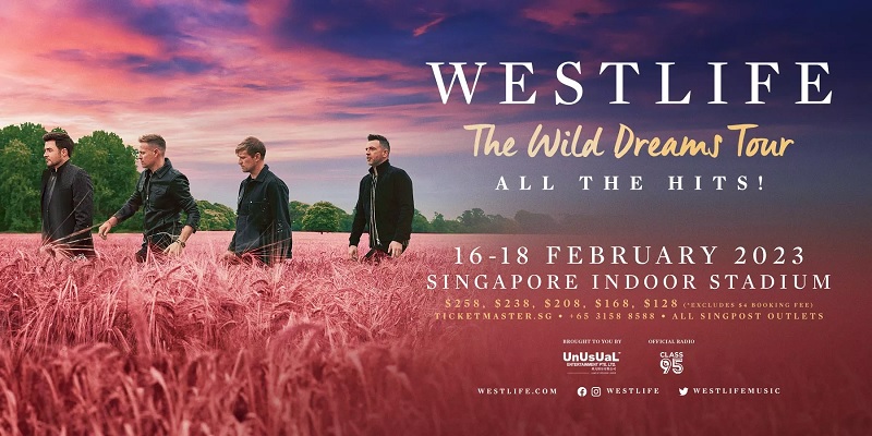 Westlife Wild Dream Tours Asia 2023. Music Press Asia