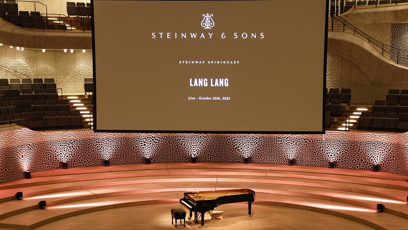 Steinway software SPIRIOCAST premieres at Hamburg w Lang Lang. Music Press Asia