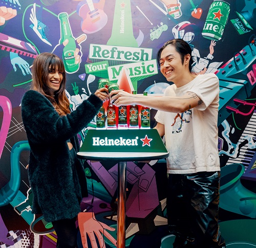 Yunohoo & NYK performs at HEINEKEN campaign. Music Press Asia