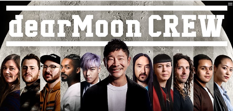 Yuzaku Maezawa Announce SpaceX dearMoon trip with artists. Music Press Asia