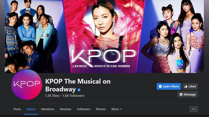 kpop musical broadway facebook page. Music Press Asia