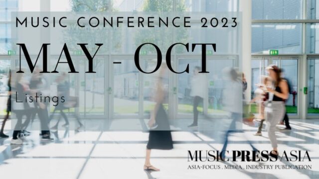 Music conference 2023. Music Press Asia