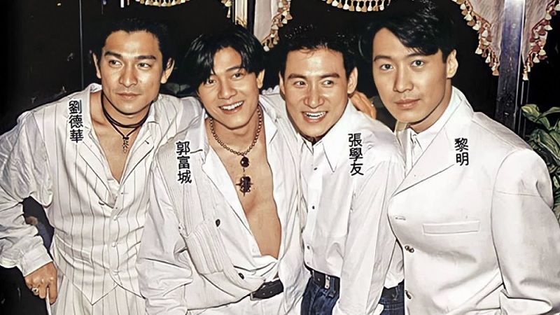 From left Andy Lau, Aaron Kwok, Jacky Cheung, Leon Lai. Photo from @leonlaifansclub on Instagram Music Press Asia