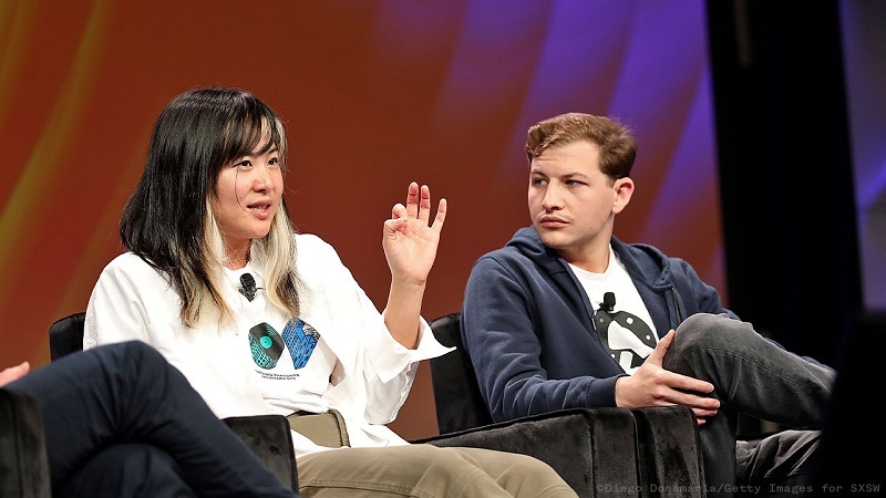 Angjoo Kanazawa Tye Sheridan discuss AI SXSW. Music Press Asia