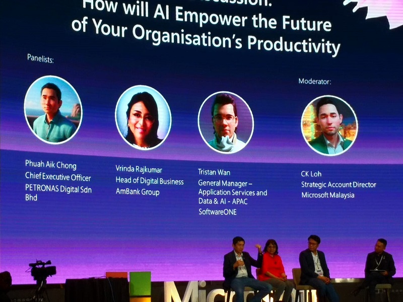 Petronas Ambank Microsoft panel talks AI. Music Press Asia