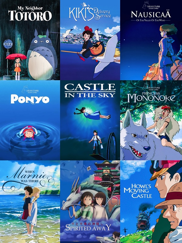 Studio Ghibli films Miyazaki. Music Press Asia
