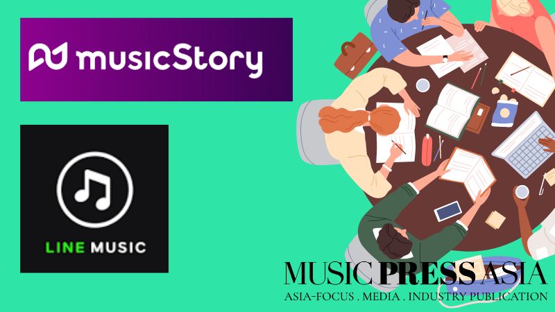 Line Music and Music Story to partner 2024. Music Press Asia