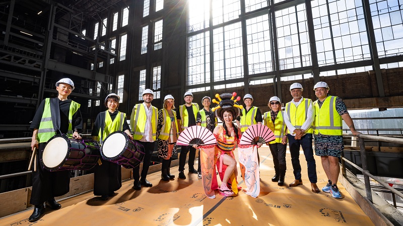 Biennale of Sydney 2024 media launch White Bay Power Station. Daniel Boud. Music Press Asia