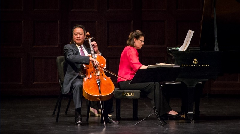 Yo Yo Ma & Kathryn Stott goes live at Carnegie Hall April 2024. Music Press Asia