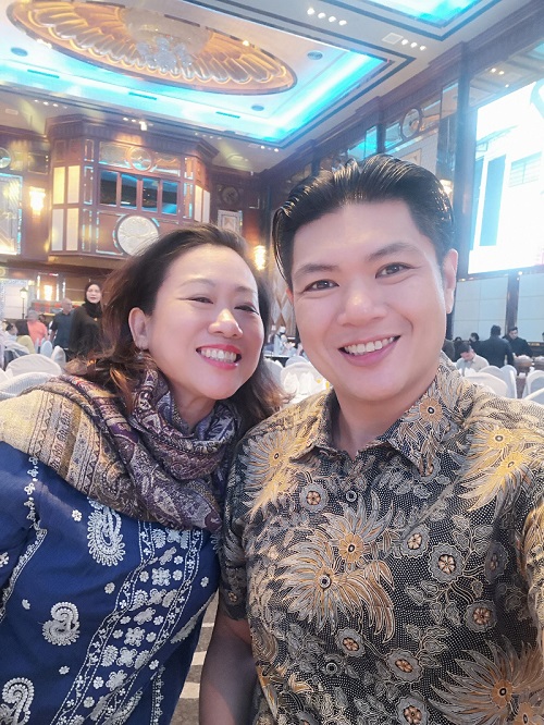 Music Press Asia editor-in-chief Monica Tong (left) and Ramsom Koay (right). 