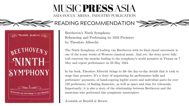 Music Press Asia Book Club Recommends Beethoven Ninth Symphony Theodore Albrecht