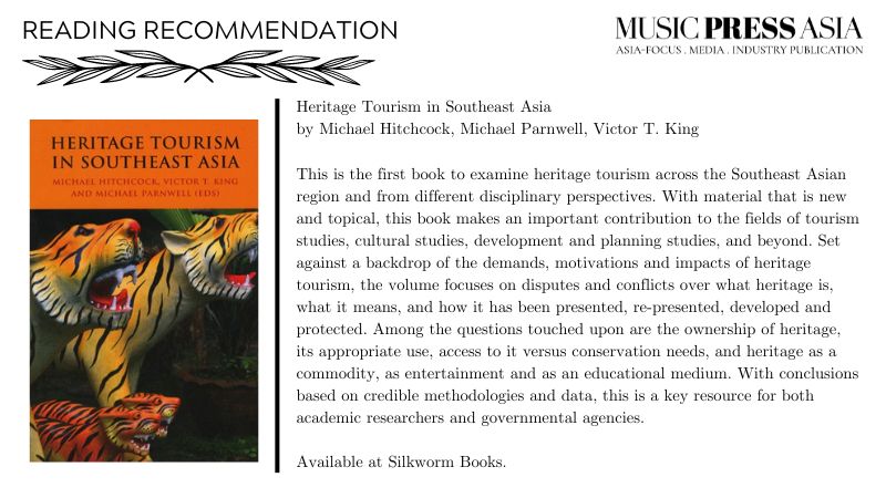 Music Press Asia Book Club Recommends Heritage Tourism in Southeast Asia