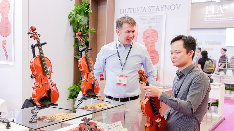 2024 Music China violin strings exhibitor 800450 Music Press Asia