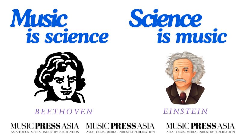 Einstein Beethoven art by Music Press Asia