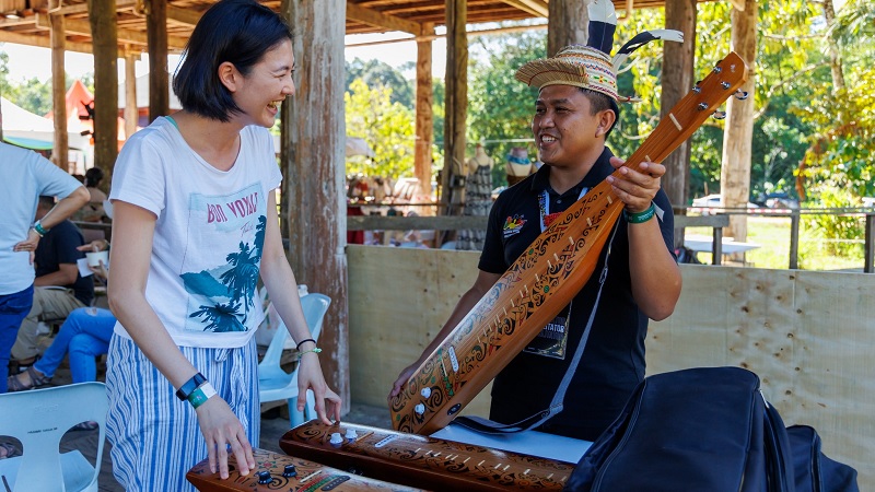 Rainforest Festival traditional musical instrument Music Press Asia