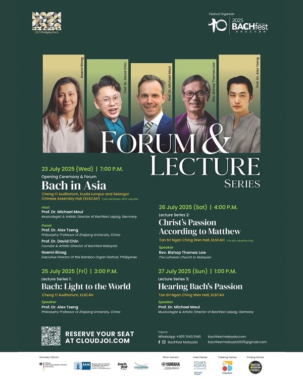 Bachfest Malaysia 2025 Lectures Music Press Asia