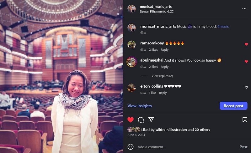Monica Tong Philharmonic Hall KLCC Music Press Asia