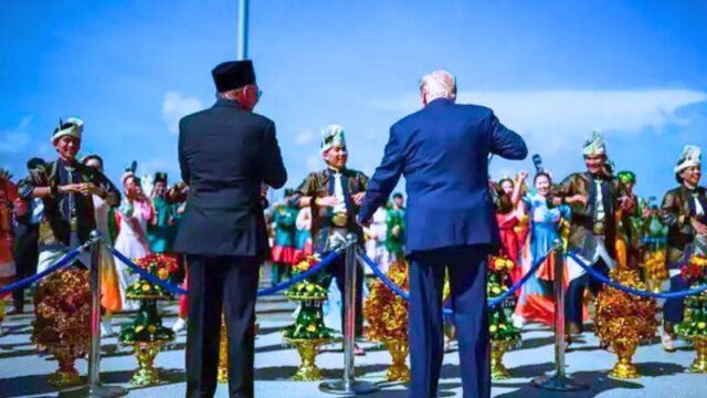 Donald Trump meets Anwar Ibrahim. Cultural diplomacy of Asia. Music Press Asia