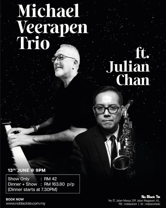 Julian Chan and Michael Veerapen Trio live jazz Music Press Asia
