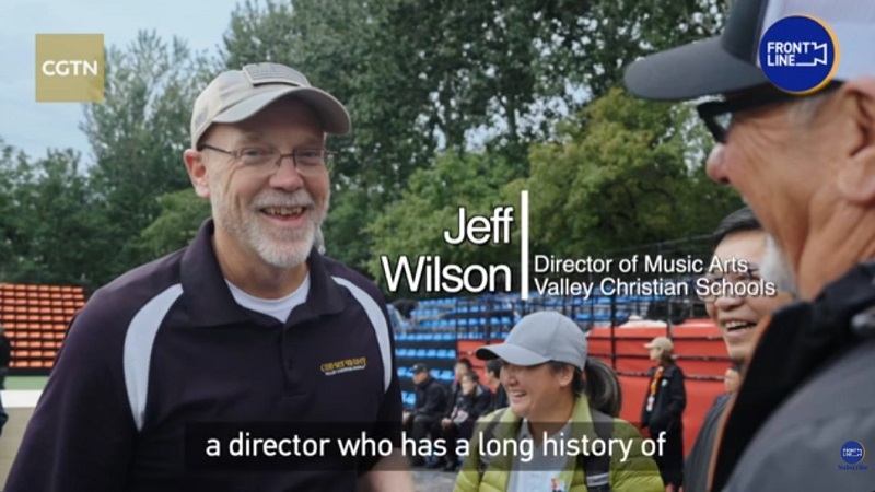 Jeff Wilson CGTN documentary highlights music collaboration China US Music Press Asia