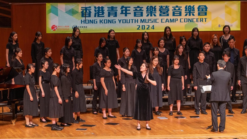 All female choir at HK Youth Music Camp 2024 Music Press Asia