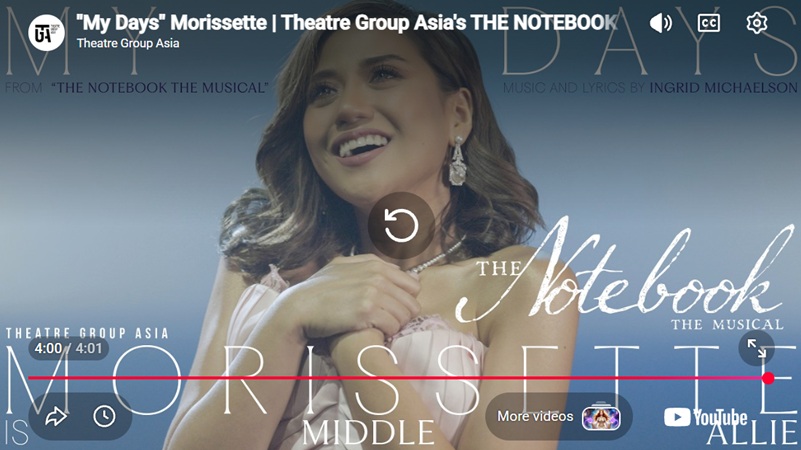 Morissette cast in The Notebook Musical Manila Music Press Asia