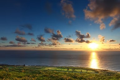 Sunset at Guanshan celebrated as one of Southern Taiwan 8 scenic views Pingtung Official Travel Guide Music Press Asia